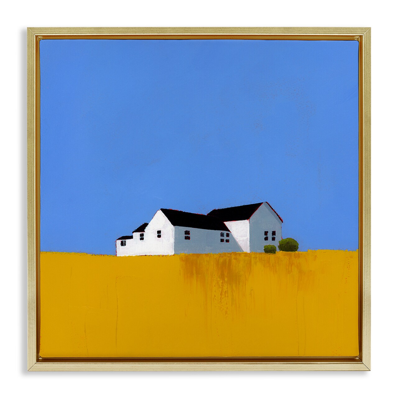 Stupell Industries Rural Field Of Gold Floating Frame, design by Ruth LaGue
